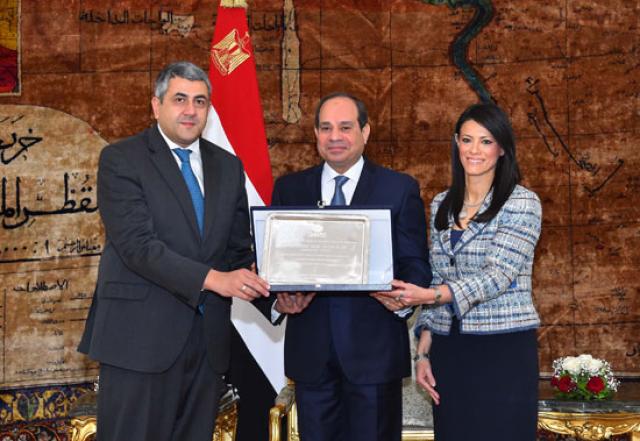 الرئيس عبد الفتاح السيسي يستقبل"زوراب بولوليكاشفيلى"، أمين عام منظمة السياحة العالمية