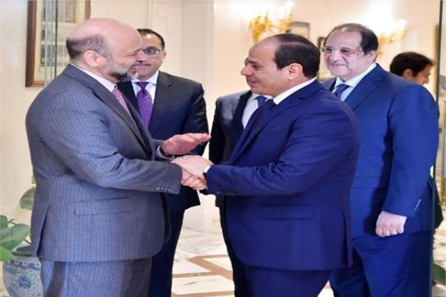  الرئيس عبد الفتاح السيسى يستقبل الدكتور "عمر الرزاز" رئيس الوزراء الاردنى