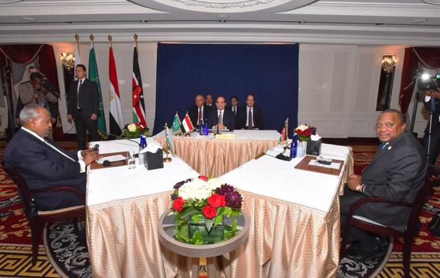 الرئيس السيسى يشارك قمة ثلاثية تضم جيبوتى وكينيا
