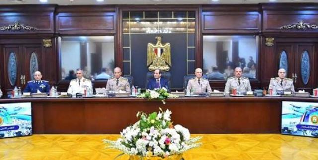 الرئيس السيسى يترأس اجتماع المجلس الأعلى للقوات المسلحة