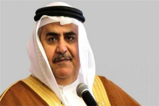 وزير  خارجية البحرين الشيخ خالد بن أحمد آل خليفة-