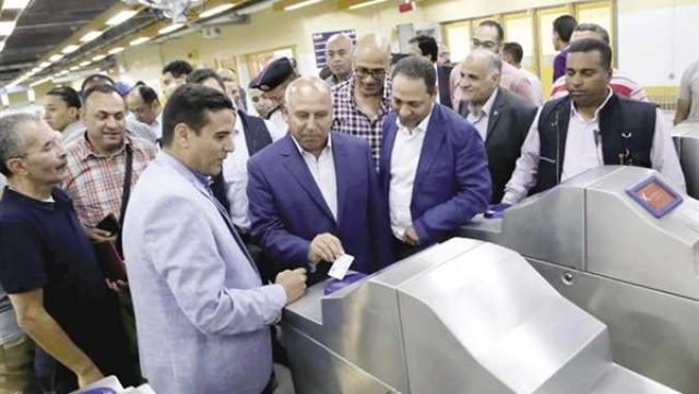 الوزير يفتتح أضخم محطة مترو في مصر والشرق الأوسط