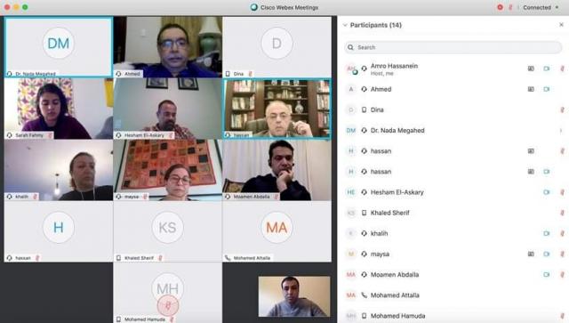 خبراء مصر بالخارج يجتمعون عبر تقنية "الفيديوكونفرنس" لدعم طلاب المدارس والجامعات المصرية 