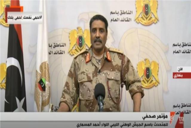  اللواء أحمد المسمارى المتحدث باسم الجيش الليبى