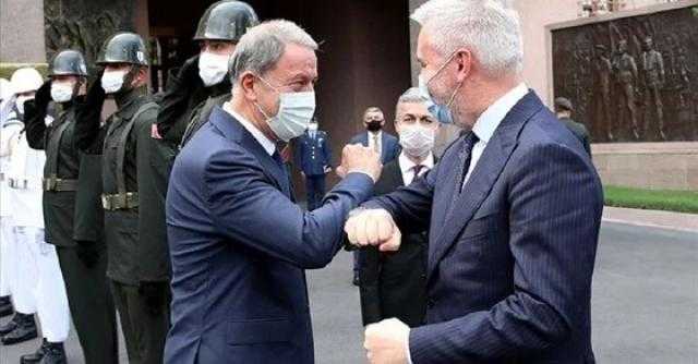 وزيرا دفاع تركيا وإيطاليا يلتقيان في أنقرة لمناقشة تطورات ليبيا