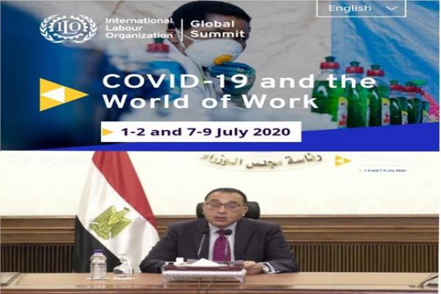 «مدبولي» يلقي كلمة مصر أمام قمة منظمة العمل الدولية حول «كورونا»