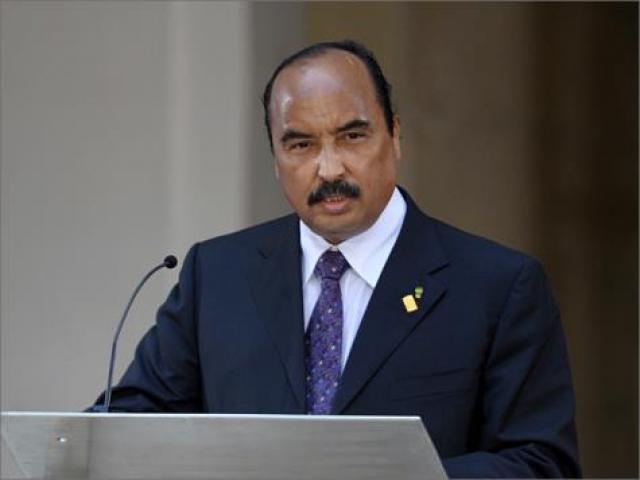 الرئيس الموريتانى السابق للبلاد محمد ولد عبد العزيز