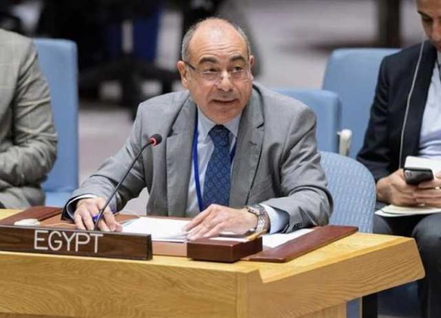  السفير محمد إدريس المندوب الدائم لمصر لدى الأمم المتحدة 