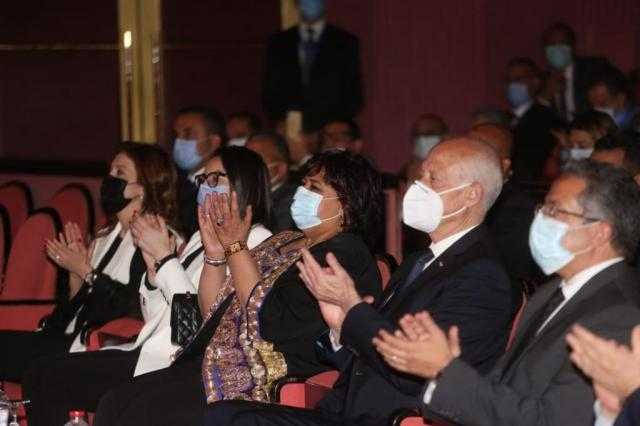 الرئيس التونسي «قيس سعيد» يشهد أمسية فنية مصرية تونسية بالأوبرا 