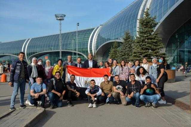 وفد شبابي مصري يصل” موسكو” للمشاركة في المنتدى الشبابي الروسي المصري