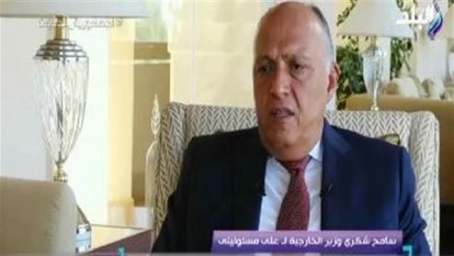 سامح شكري وزير الخارجية