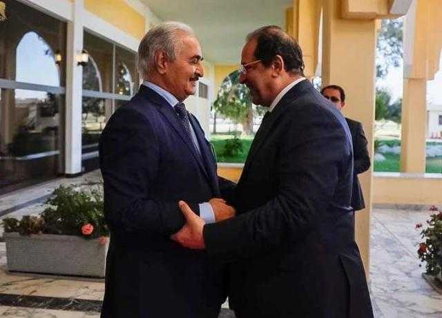 رئيس المخابرات المصرية يبحث مع خليفة حفتر خروج القوات الأجنبية من ليبيا