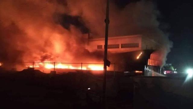 حريق مستشفى عزل كورونا بالعراق