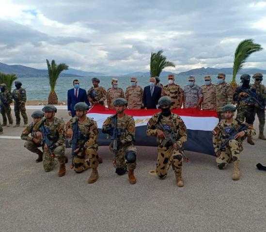عناصر من القوات الخاصة المصرية تشارك فى التدريب المشترك الرباعي ( هرقل 21 ) بدولة ‏اليونان| فيديو و صور