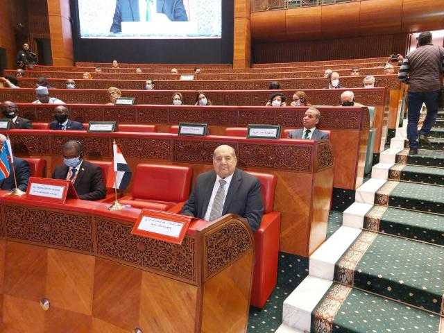 رئيس مجلس الشيوخ يلقي كلمة مصر امام مؤتمر رابطة مجالس الشيوخ بافريقيا والعالم العربي