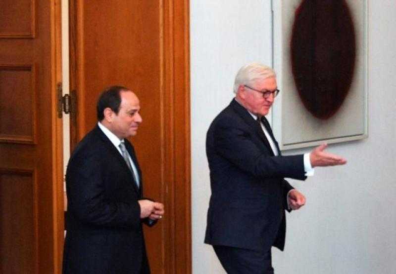 الرئيس السيسي يصل للقصر الرئاسي في برلين لمقابلة نظيره الألماني