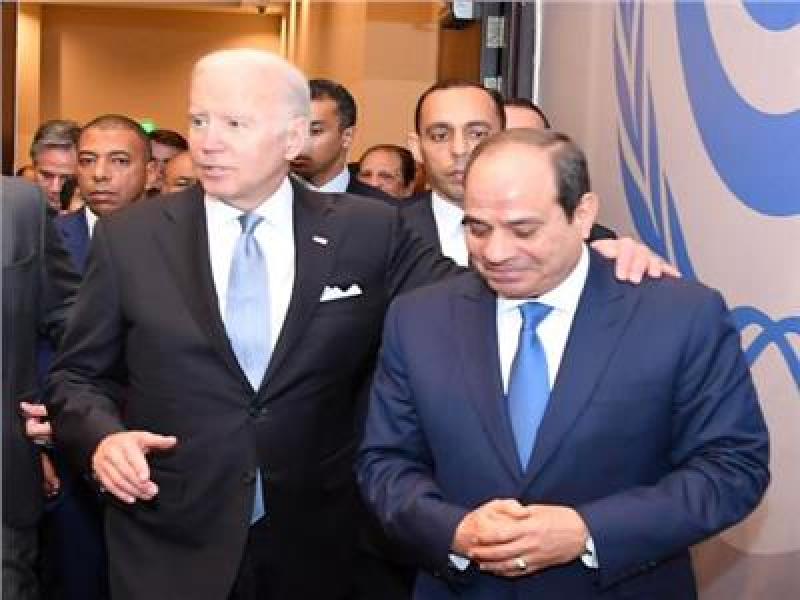 الرئيس السيسي و الرئيس الأمريكي جون بايدن