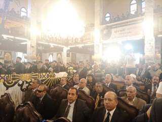 مراسم صلاة الجناز  لنيافة الأنبا داوود أسقف المنصورة وتوابعها بحضور البابا تواضروس الثاني