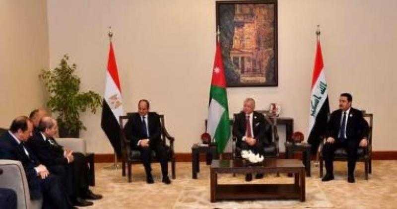 مؤتمر بغداد يؤكد أهمية آلية التعاون الثلاثى بين مصر والأردن والعراق