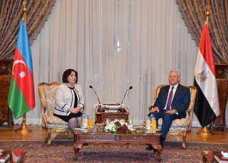 المستشار الدكتور حنفي جبالي  يلتقي رئيسة برلمان أذريبجان