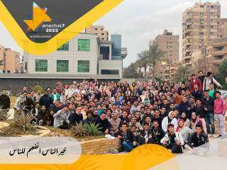 أول فعاليات ”ايناكتس الأكاديمية الحديثة”     مبادرة اعادة تدوير نفايات البلاستيك