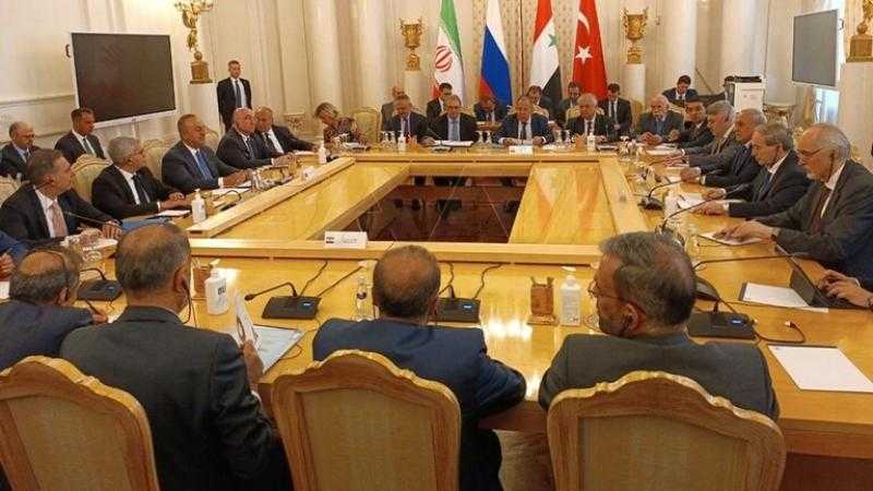 بدء الاجتماع الرباعي لوزراء خارجية روسيا وسوريا وإيران وتركيا في موسكو