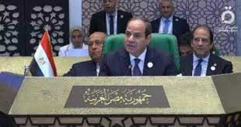 الرئيس السيسي: عودة سوريا للجامعة العربية بمثابة التفعيل العملى للدور العربى
