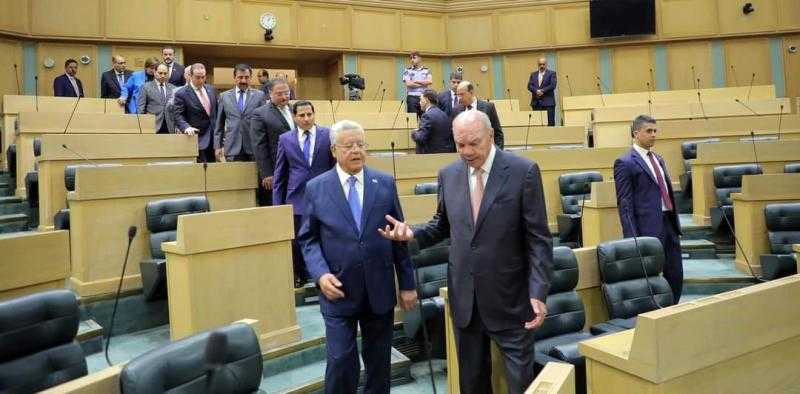 المستشار حنفي جبالي يلتقي برئيس مجلس الأعيان الأردني