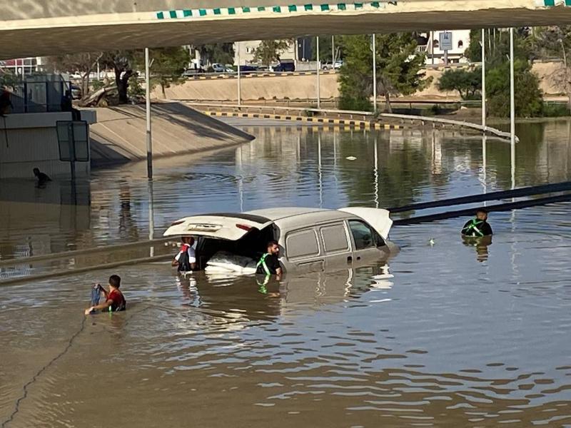  فيضانات درنة في ليبيا 