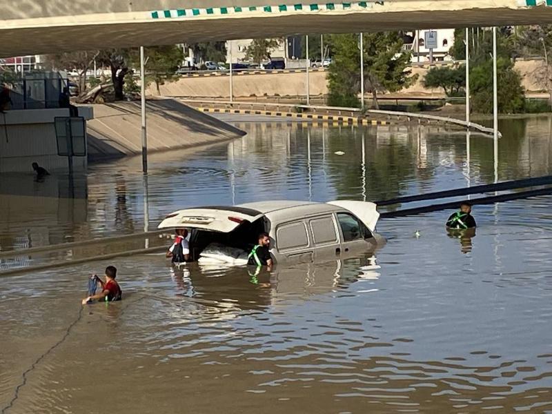 فيضانات درنة في ليبيا