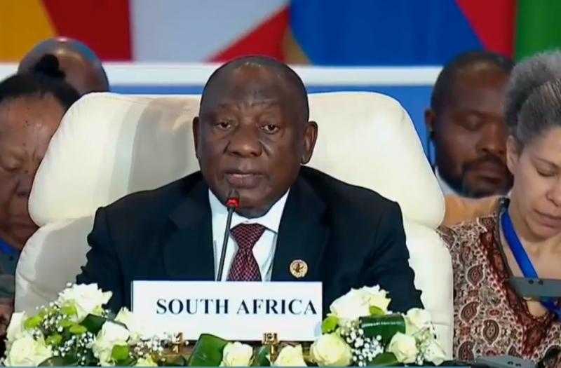 رئيس جنوب أفريقيا: أوجه الشكر للرئيس السيسي على دعوته من أجل إحلال السلام