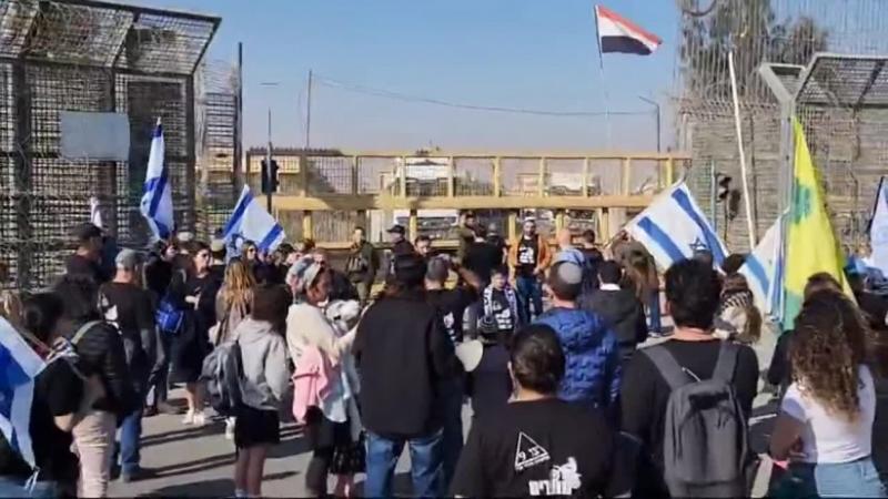 مستوطنون يغلقون ”نيتسانا” لعرقلة وصول المساعدات لغزة
