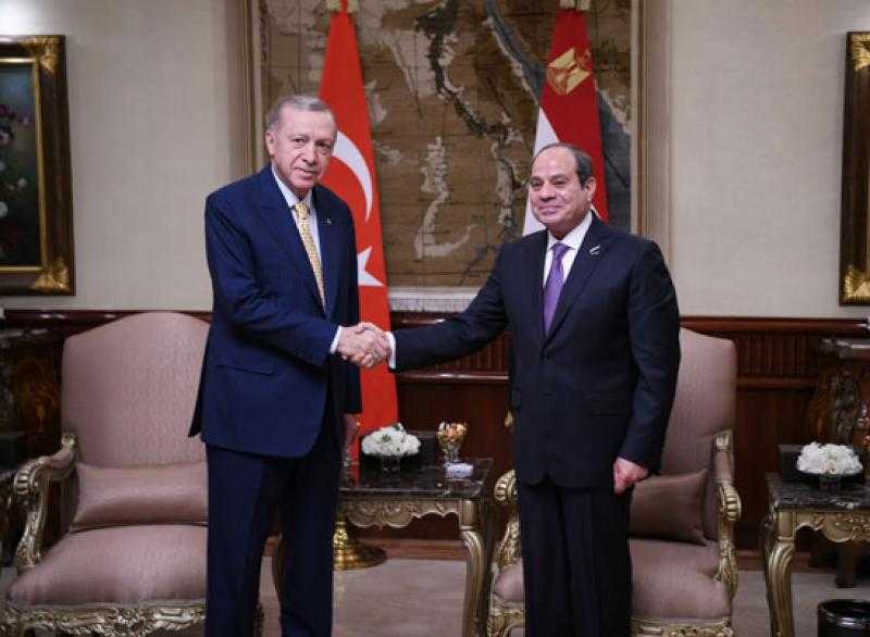 الرئيس السيسي: أتطلع لتلبية دعوة الرئيس أردوغان لزيارة تركيا فى أبريل المقبل
