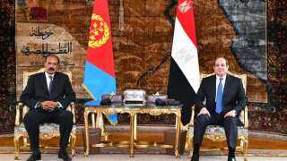 الرئيس السيسي ونظيره الإريتري يبحثان تعزيز تواجد الشركات المصرية بالسوق الإريترية