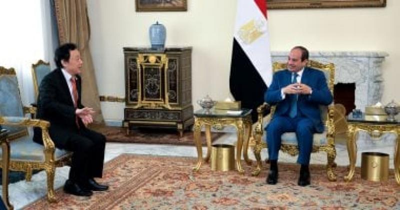 الرئيس السيسي و مدير عام الفاو