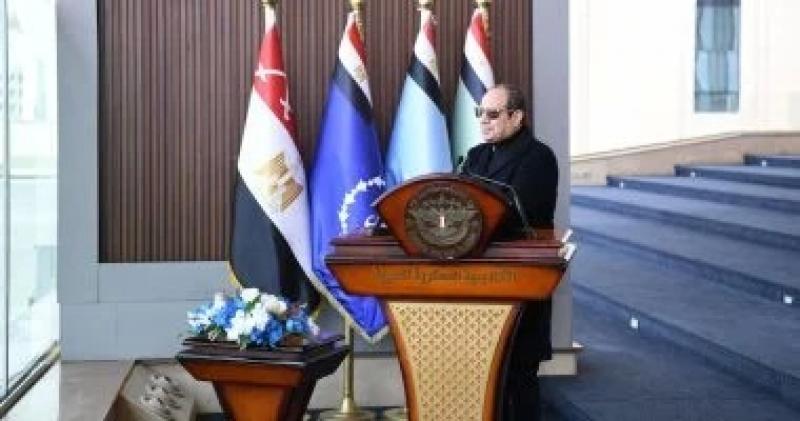 الرئيس السيسي يوجه الشكر للشعب المصري على وحدته واصطفافه بقوة خلف القيادة السياسية