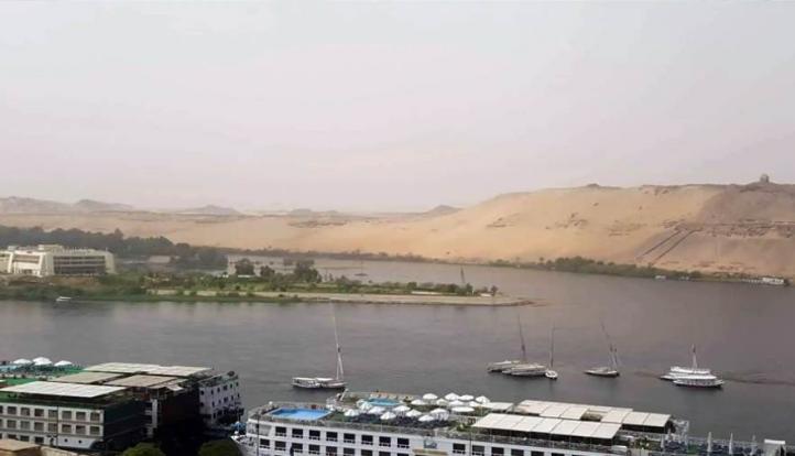 إغلاق حركة الملاحة النهرية في أسوان لحين تحسن الأحوال الجوية