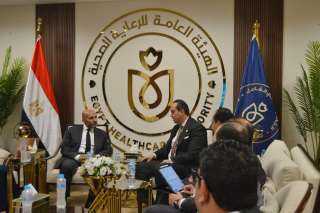 رئيس هيئة الرعاية الصحية يبحث مع الرئيس التنفيذي والمؤسس لشركة حلول الصحة المتقدمةً (AHS) آفاق التعاون المشترك