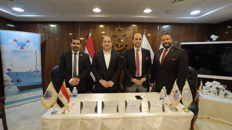 توقيع بروتوكول تعاون بين نيو ماستر وغرفة الملاحة ببورسعيد