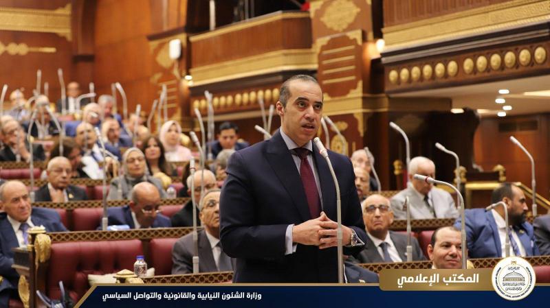 المسشار محمود فوزي وزير الشؤون النيابية والقانونية