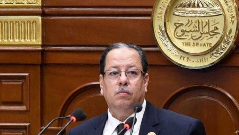 وكيل تشريعية الشيوخ يستعرض تقرير مشروع قانون الانتخابات