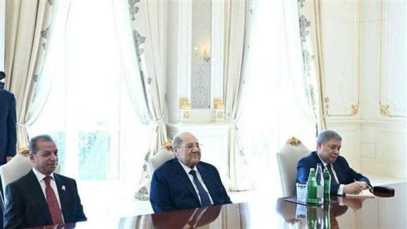رئيس الشيوخ يلتقي رئيس أذربيجان في باكو