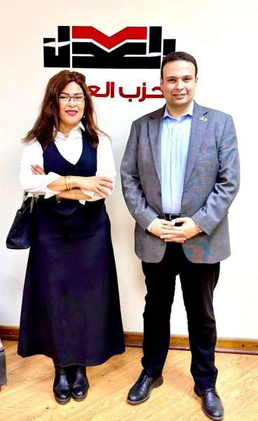 الكاتبة فاطمة ناعوت و النائب عبدالمنعم إمام