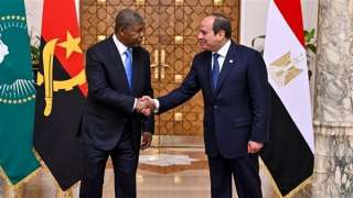 الرئيس السيسي يلتقى نظيره الأنجولي ويشيد برئاسته الجارية للاتحاد الأفريقي