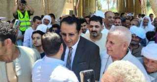 عصام الرتمي مرشح حزب الجبهة الوطنية بالفيوم يدلى بصوته في انتخابات الشيوخ