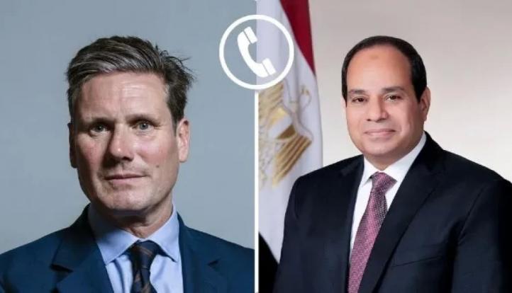 الرئيس السيسي ورئيس وزراء بريطانيا: اعتداء إسرائيل على قطر انتهاك للقانون الدولي