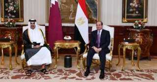الرئيس السيسي يلتقي أمير قطر ويؤكد استعداد مصر التام لتقديم كافة أشكال الدعم لصون سيادة الدوحة