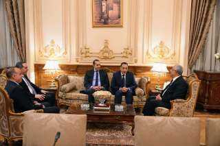 المستشار الدكتور حنفي جبالي رئيس مجلس النواب  يستقبل الدكتور مصطفى مدبولي رئيس مجلس الوزراء