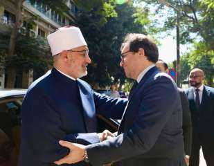 وزير الثقافة يستقبل مفتي الجمهورية لبحث تعزيز التعاون المشترك في نشر الوعي والفكر المستنير