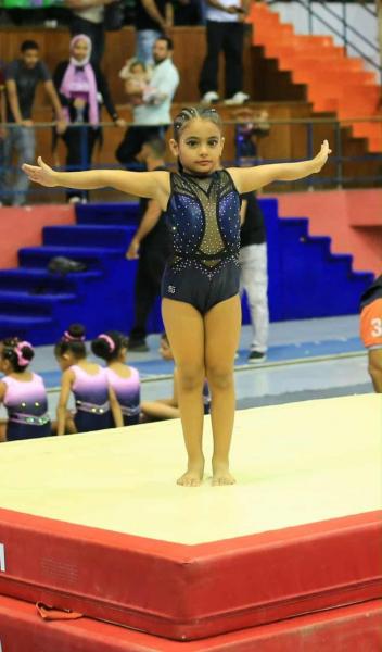 تمارا أنس تحصد الميدالية الذهبية في كأس مصر للجمباز تحت 7 سنوات للمرة الثالثة على التوالي